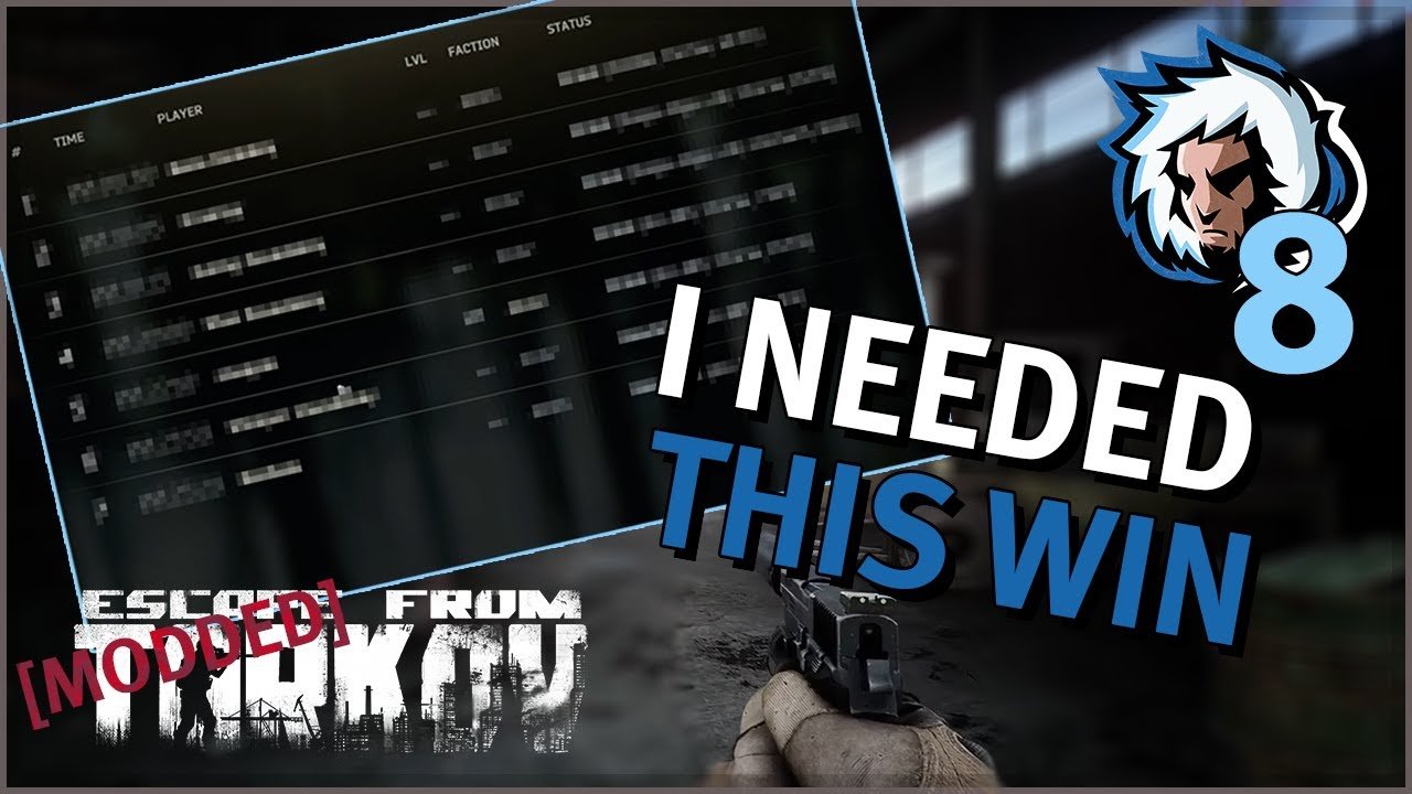 A BIG WIN! - Episode 8 - Escape from Tarkov (Single Player Mod) - YouTube